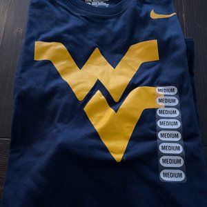 Nike West Virginia Mountaineers Navy Tee Shirt